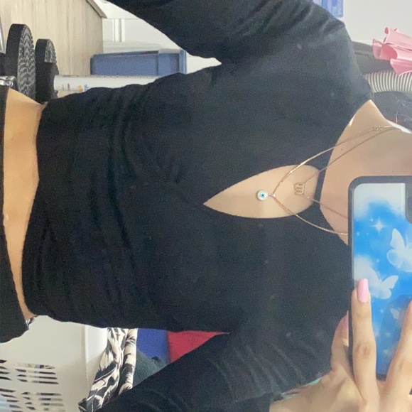 wrapped crop top - Picture 2 of 2